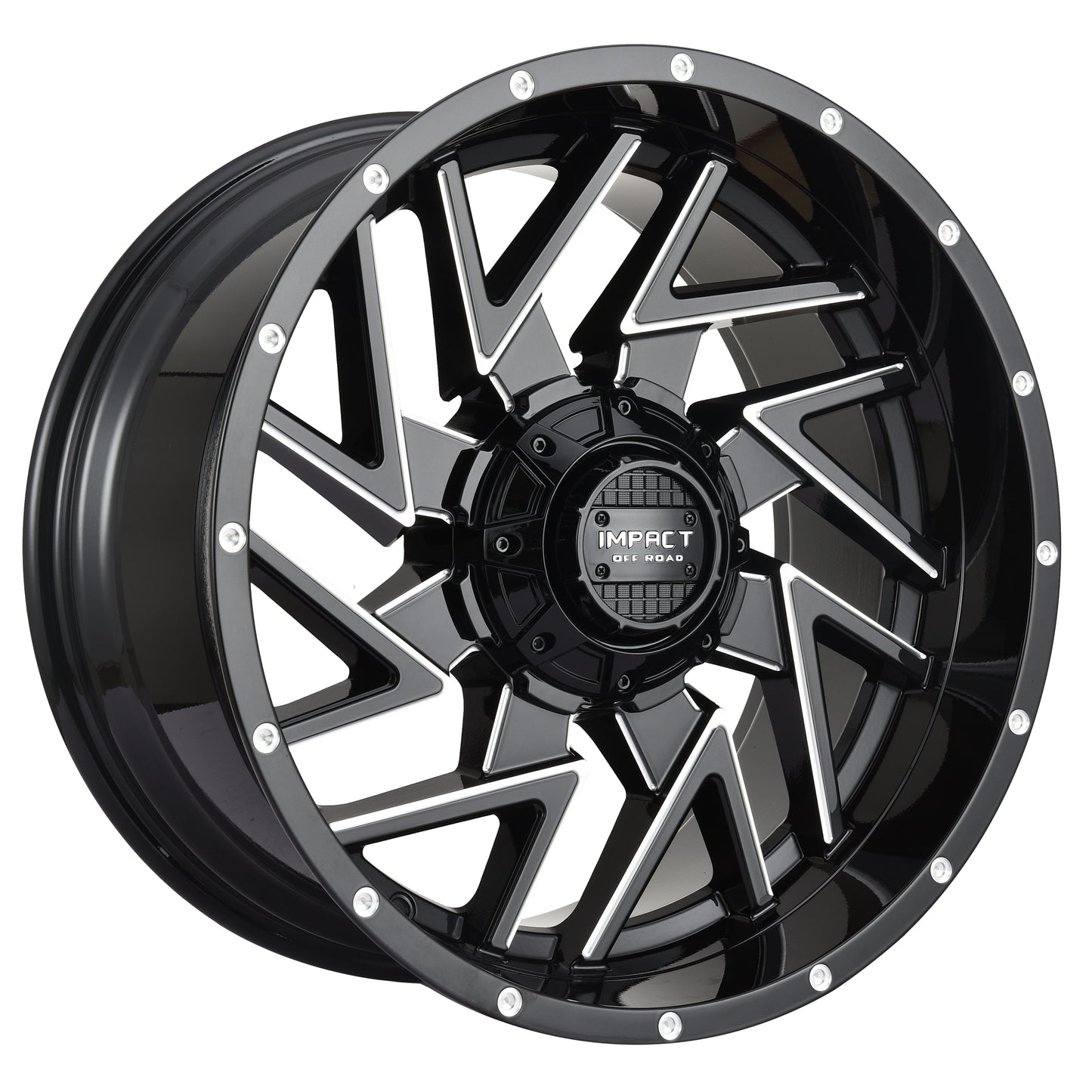 809 Gloss Black w/ Milled Windows