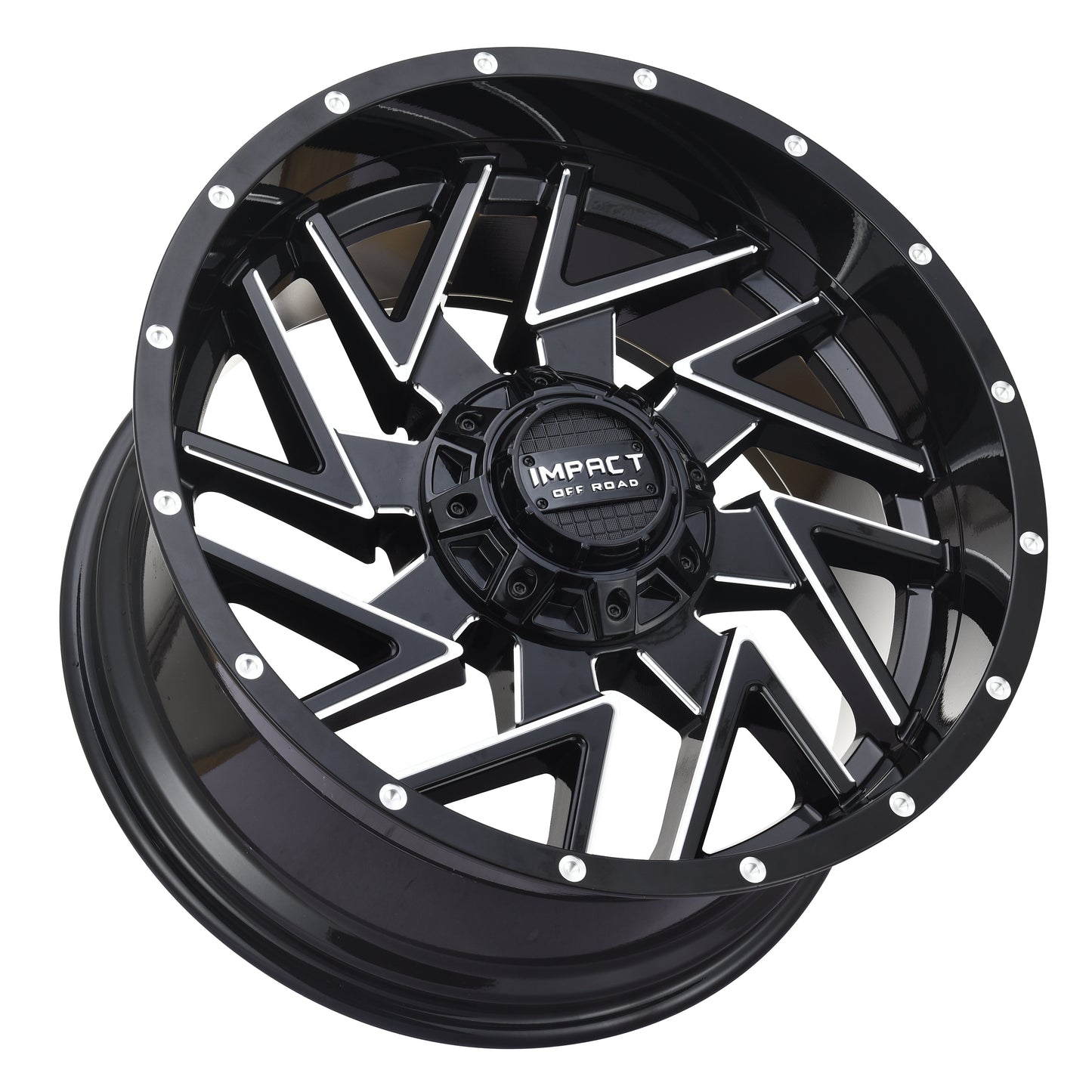 809 Gloss Black w/ Milled Windows