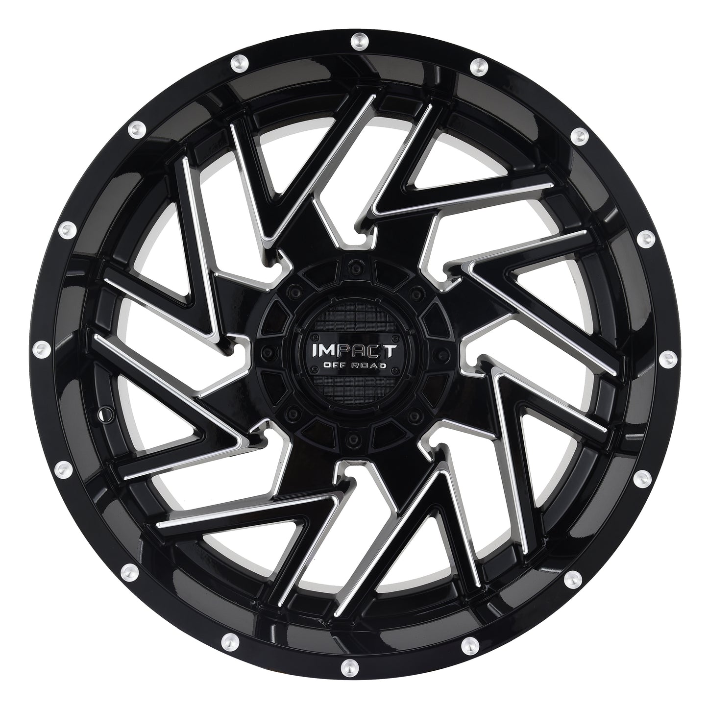 809 Gloss Black w/ Milled Windows