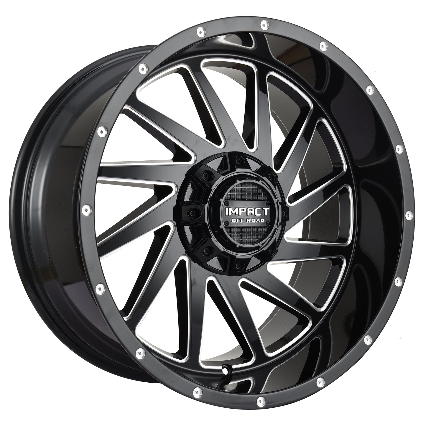 811 Gloss Black w/ Milled Windows