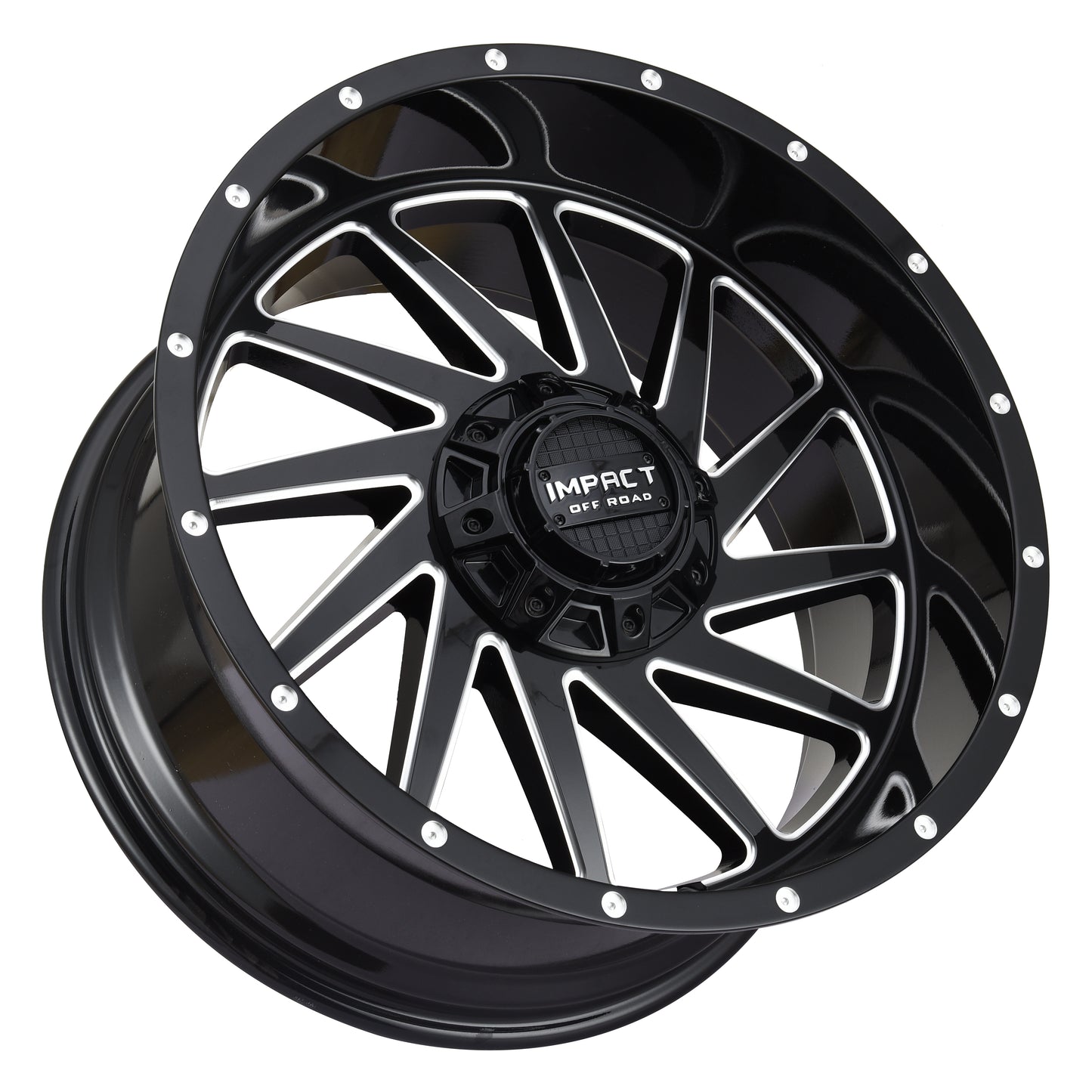 811 Gloss Black w/ Milled Windows