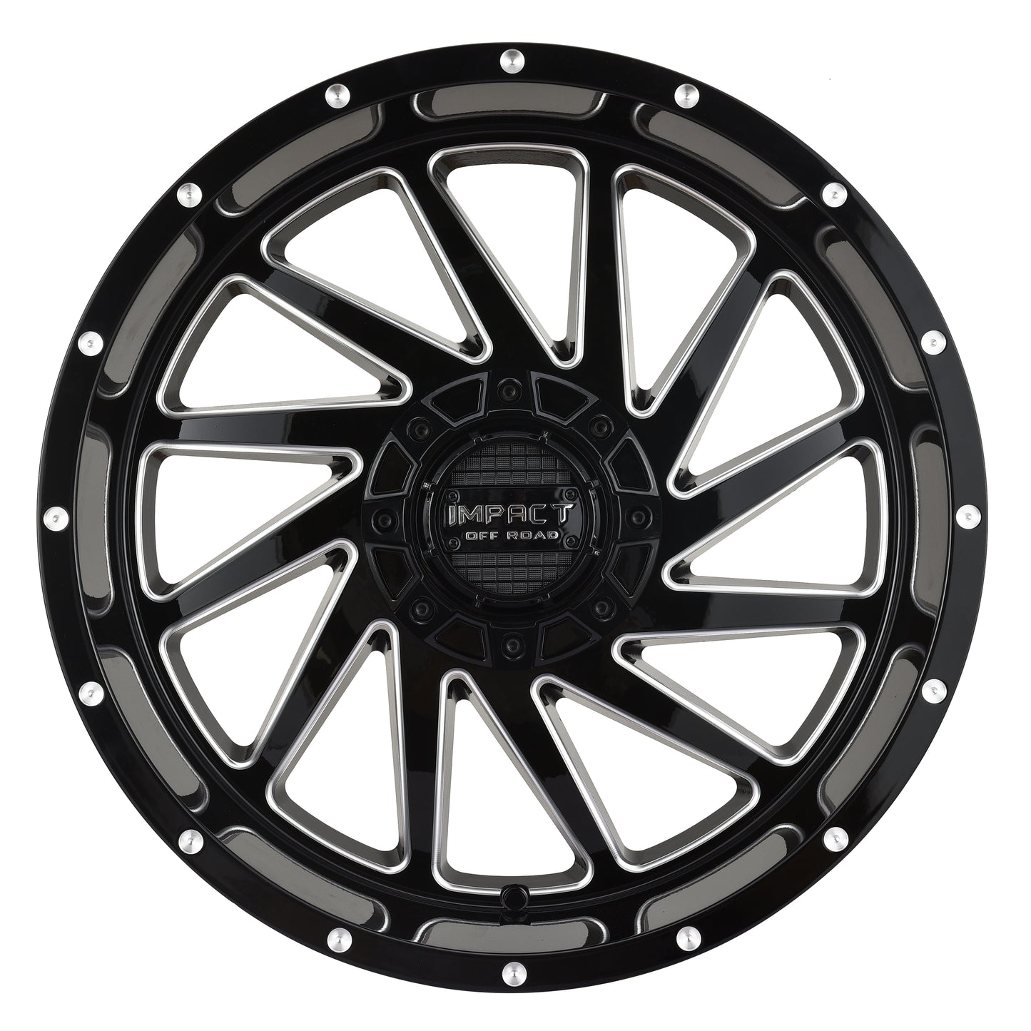 811 Gloss Black w/ Milled Windows