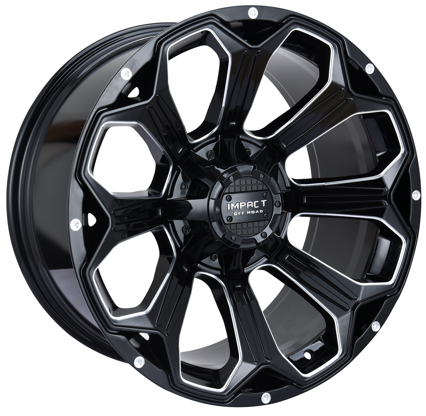 817 Gloss Black w/ Milled Windows