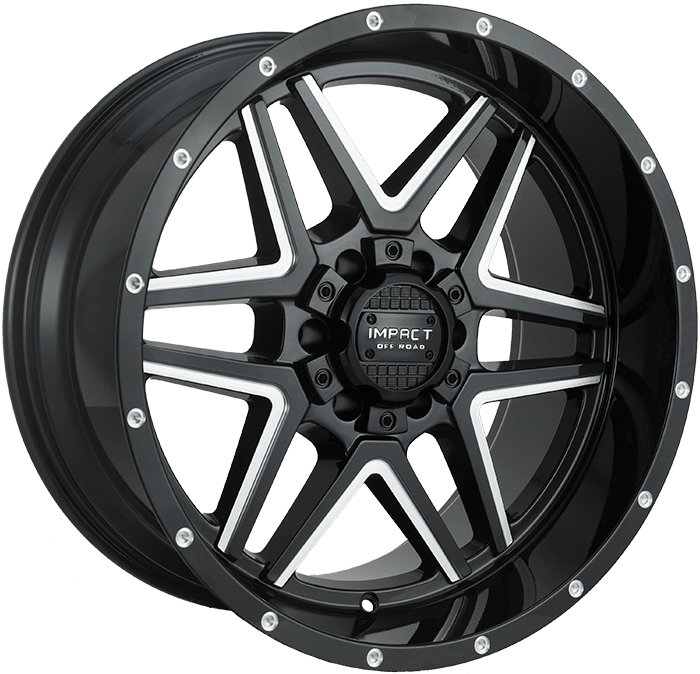 831 Gloss Black w/ Milled Windows