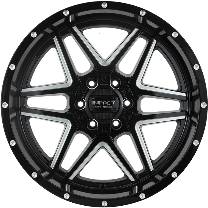 831 Gloss Black w/ Milled Windows