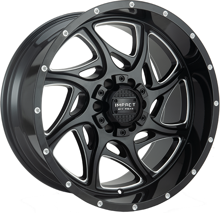 832 Gloss Black w/ Milled Windows